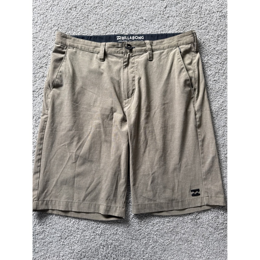 Billabong Crossfire Submersibles Hybrid Shorts Khaki Tan Mens 33 M202NBCX